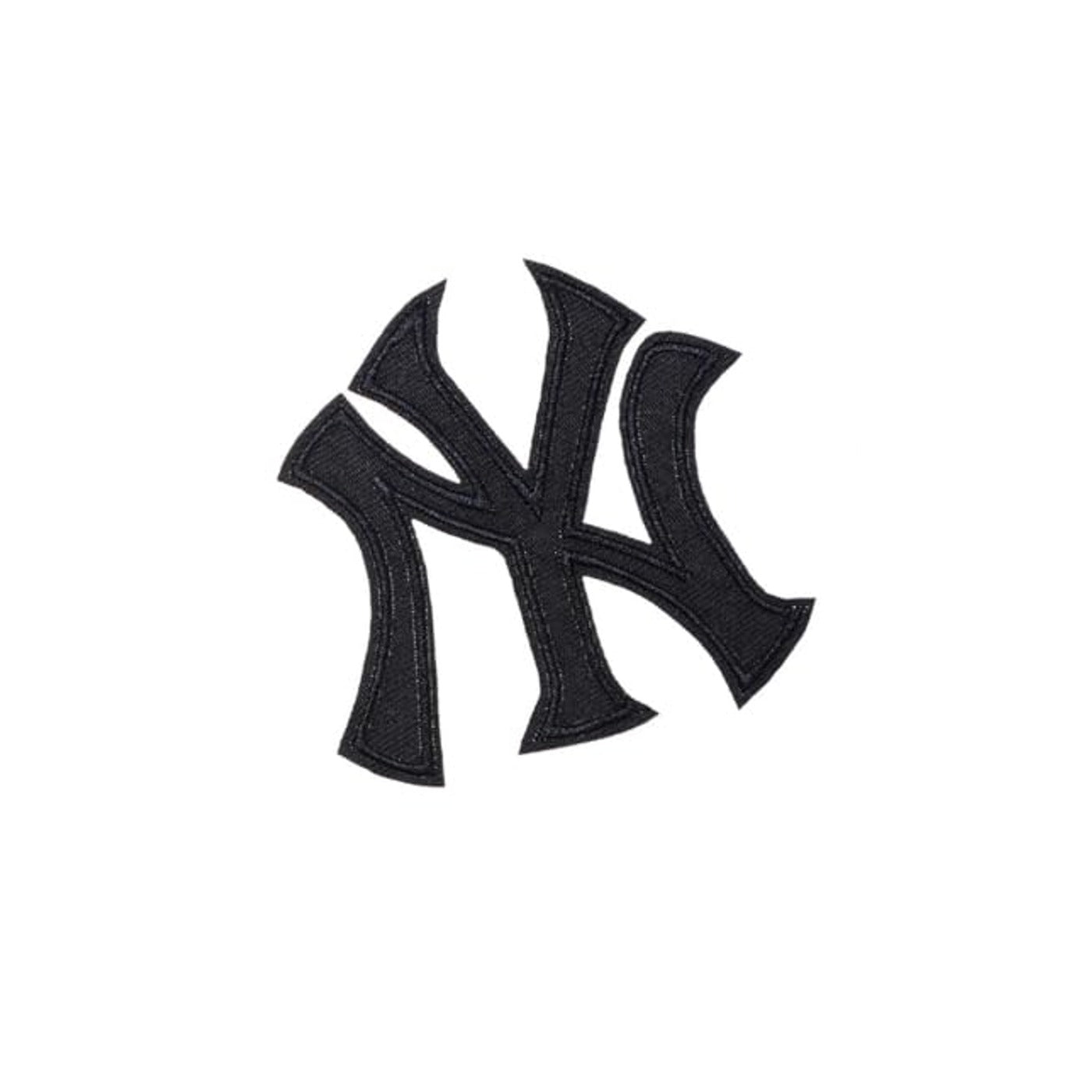 Pro Patches Matrix: New York NY Letter Iron-On Patch - Black 3" x 3" - Single Patch