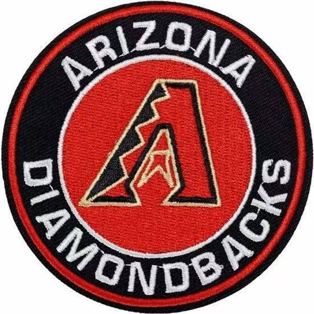 Arizona Diamondbacks baseball team logo iron-on embroidered patch - 3.15" x 3.15"