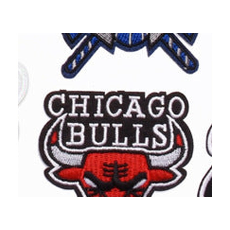 Basketball Team Logo Iron-On Patch - Chicago Bulls Black
