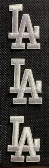 Los Angeles LA Letter Iron-On Patch - 2.25" x 1.5"