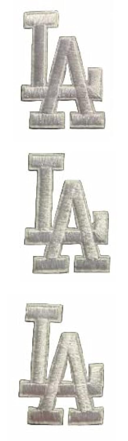 Los Angeles LA Letter Iron-On Patch - 2.25" x 1.5"