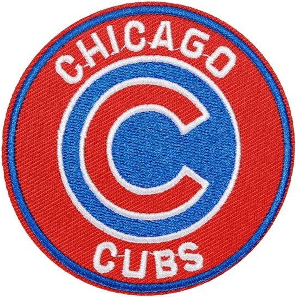 Chicago Cubs baseball team logo iron-on embroidered patch - 3.15" x 3.15"