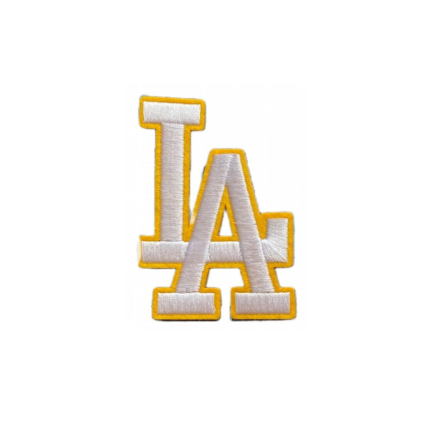 Pro Patches Matrix: Los Angeles LA Large Letter Iron-On Patch - 3.5" x 2.5" - Gold - Single Patch