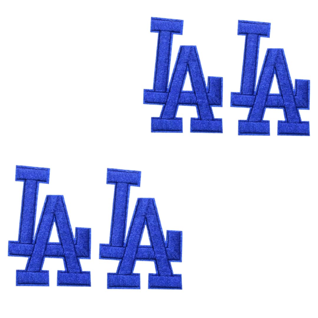 Los Angeles LA Large Letter Iron-On Patch - 3.5" x 2.5"