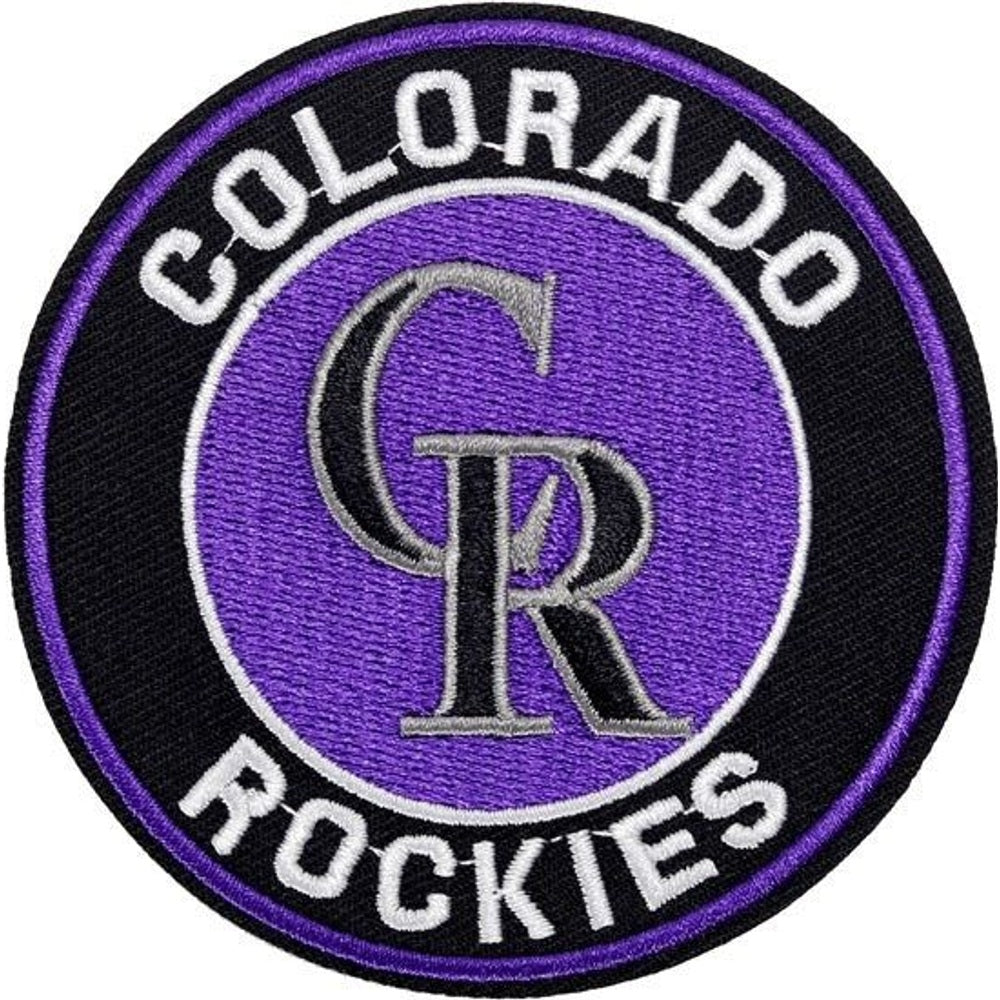 Colorado Rockies baseball team logo iron-on embroidered patch - 3.15" x 3.15"
