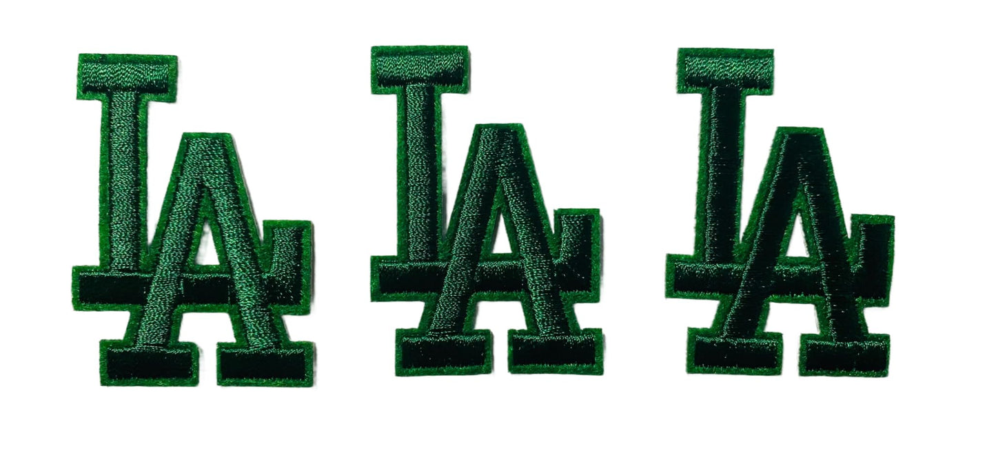 Los Angeles LA Letter Iron-On Patch - 2.25" x 1.5"