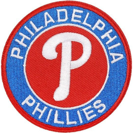 Philadelphia Phillies baseball team logo iron-on embroidered patch - 3.15" x 3.15"