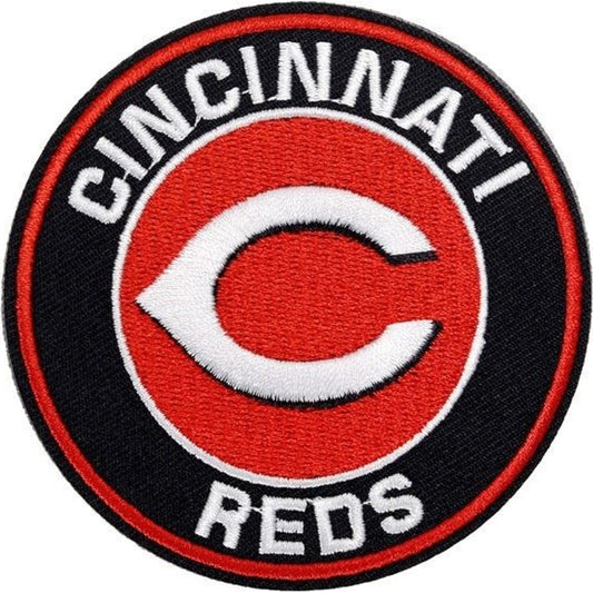 Cincinnati Reds baseball team logo iron-on embroidered patch - 3.15" x 3.15"