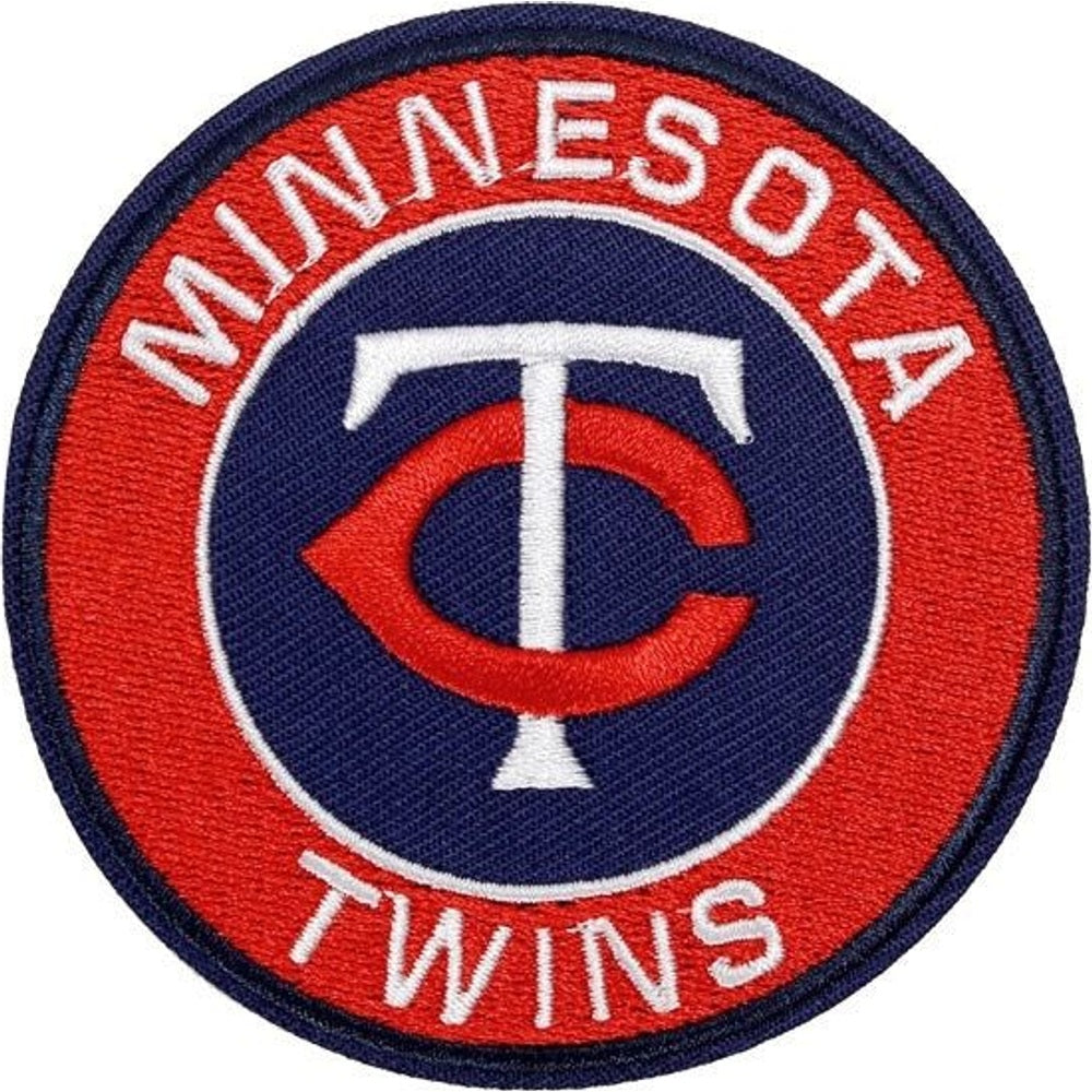 Minnesota Twins baseball team logo iron-on embroidered patch - 3.15" x 3.15"