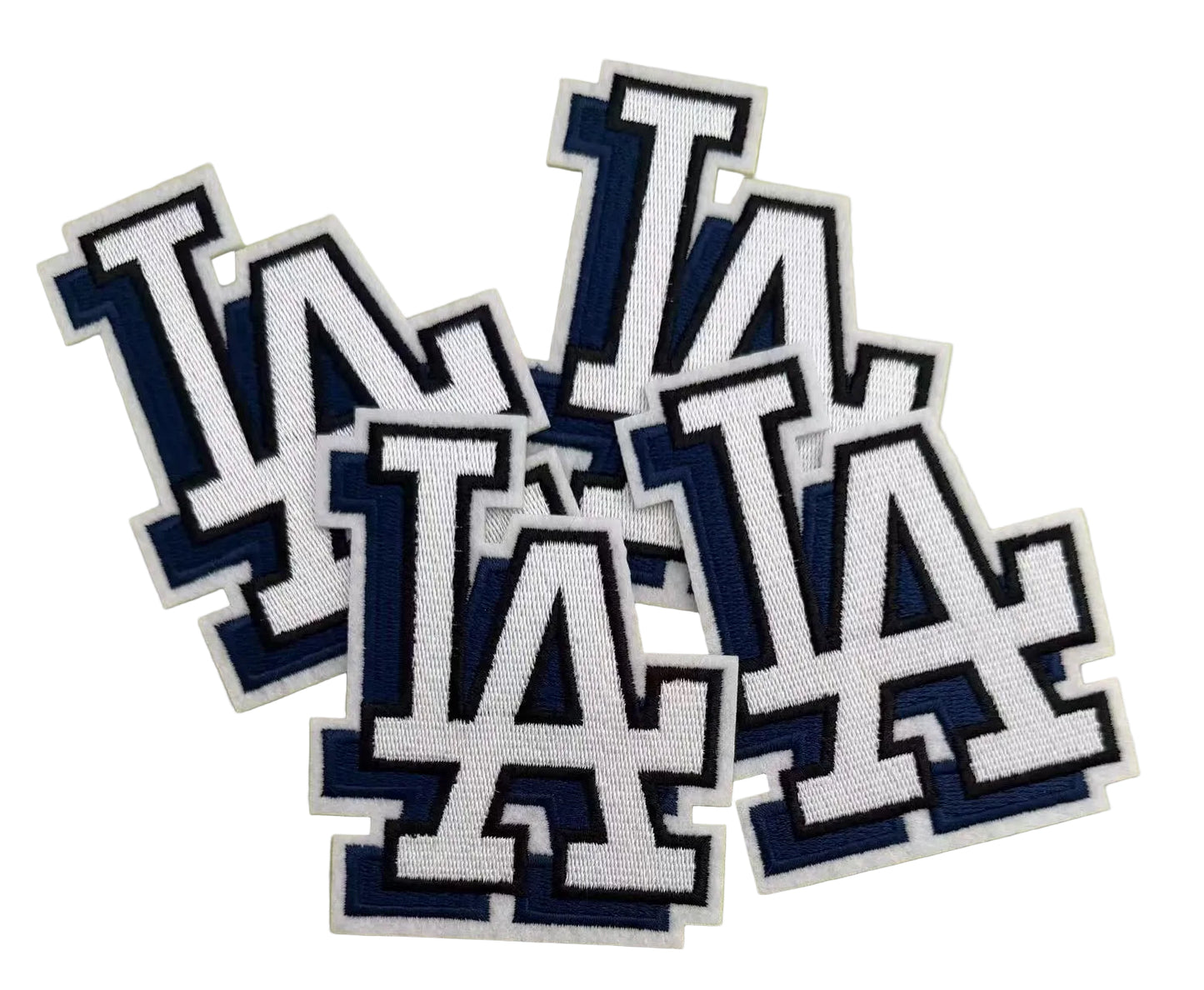 Los Angeles LA Large Letter Iron-On Patch - 3.5" x 2.5"