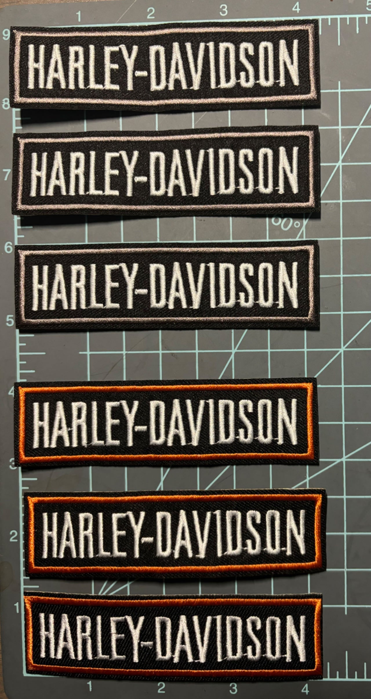 Harley   Davidson   6   Harley   Rec   Iron-on   Embroidered   Patch