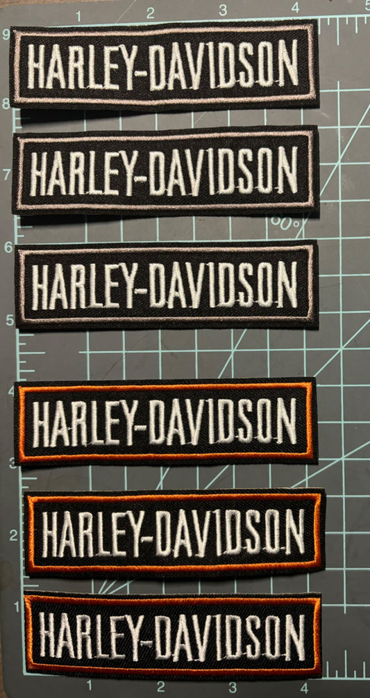Harley   Davidson   6   Harley   Rec   Iron-on   Embroidered   Patch