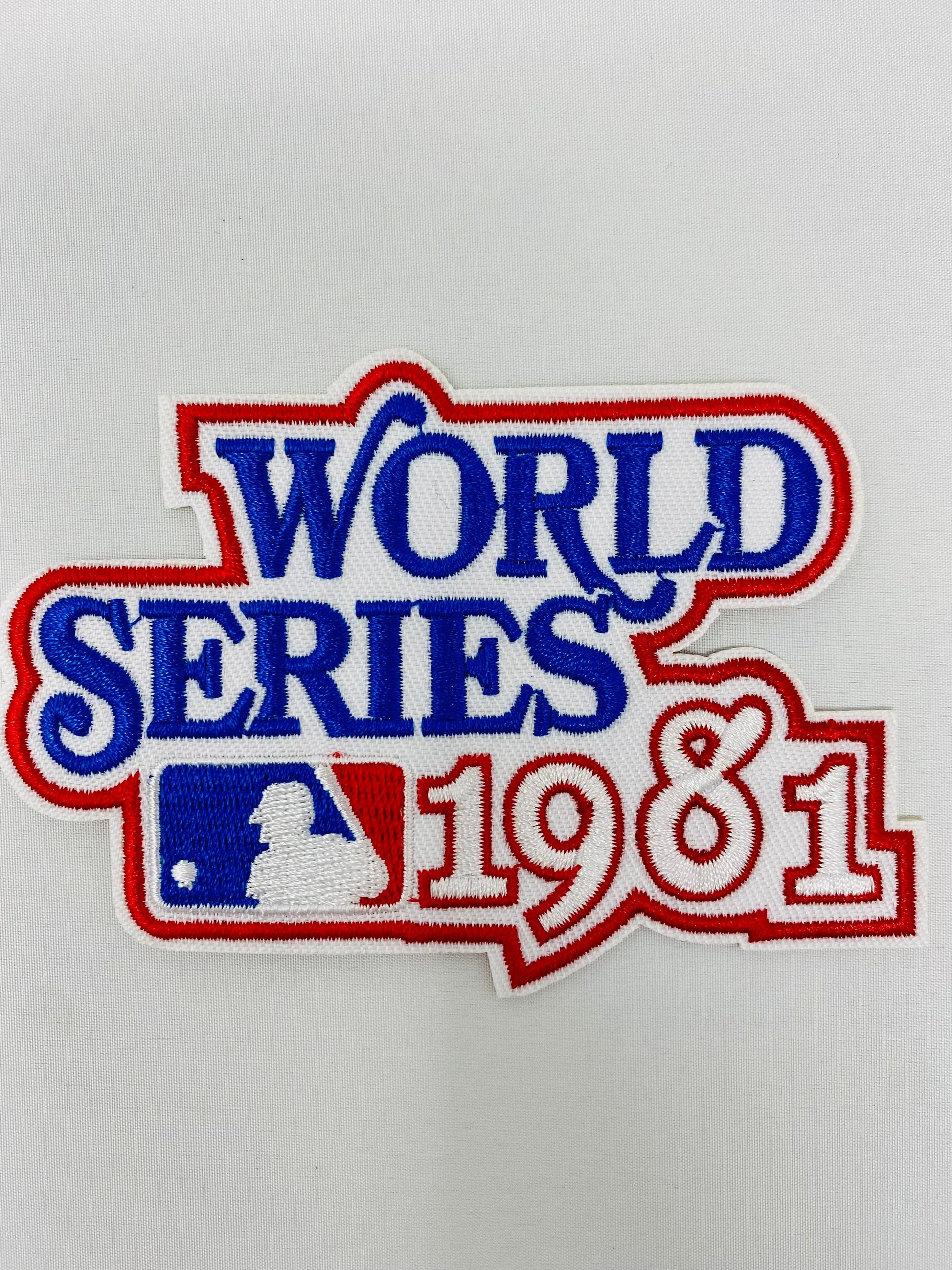 1981   Los   Angeles   Dodgers   MLB   World   Series   Championship   Iron-on   Patches   -   4.5"   X   3.25"