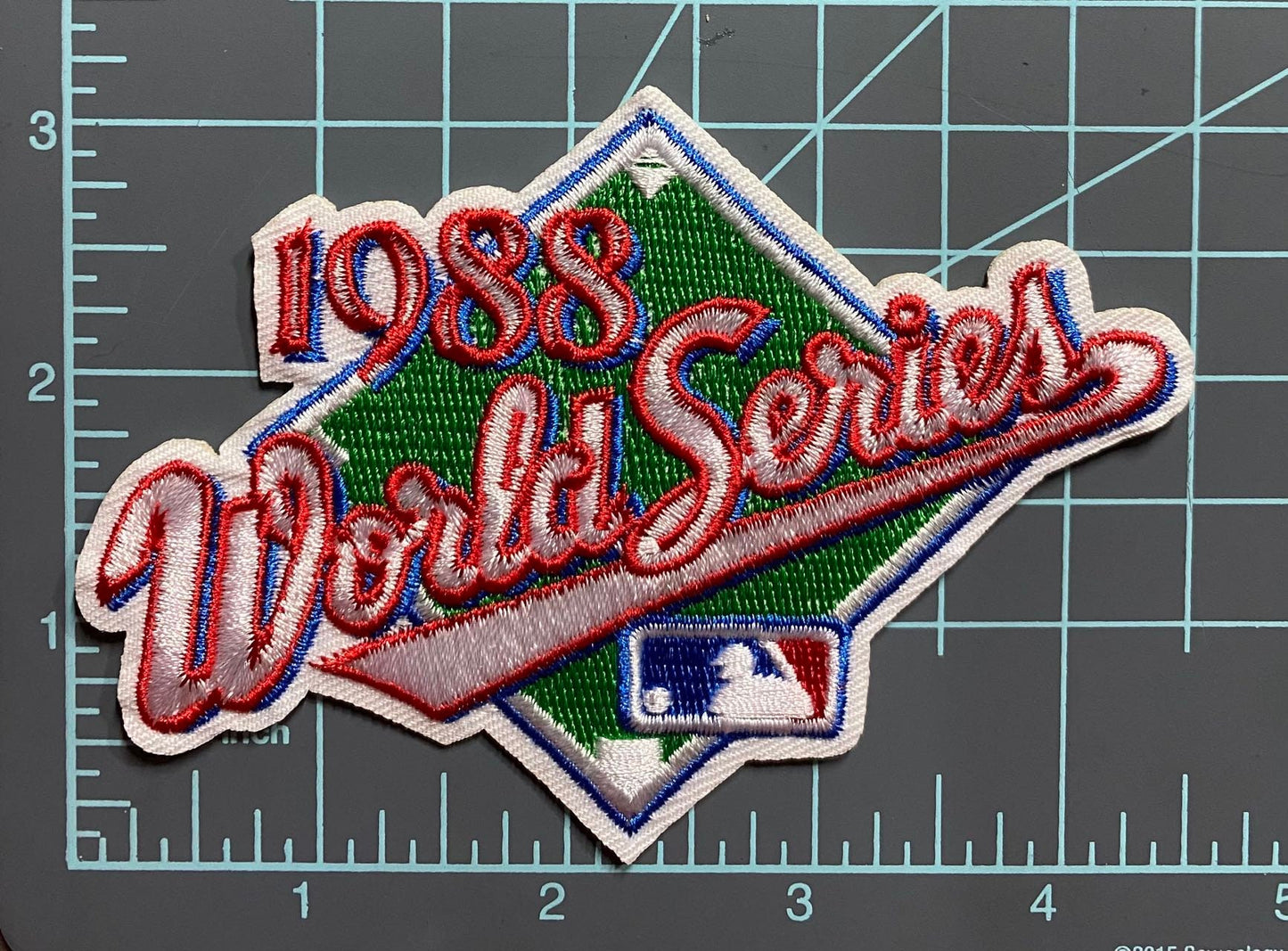 1988   Los   Angeles   Dodgers   MLB   World   Series   Championship   Iron-on   Patches   -   4.5"   X   3.25"