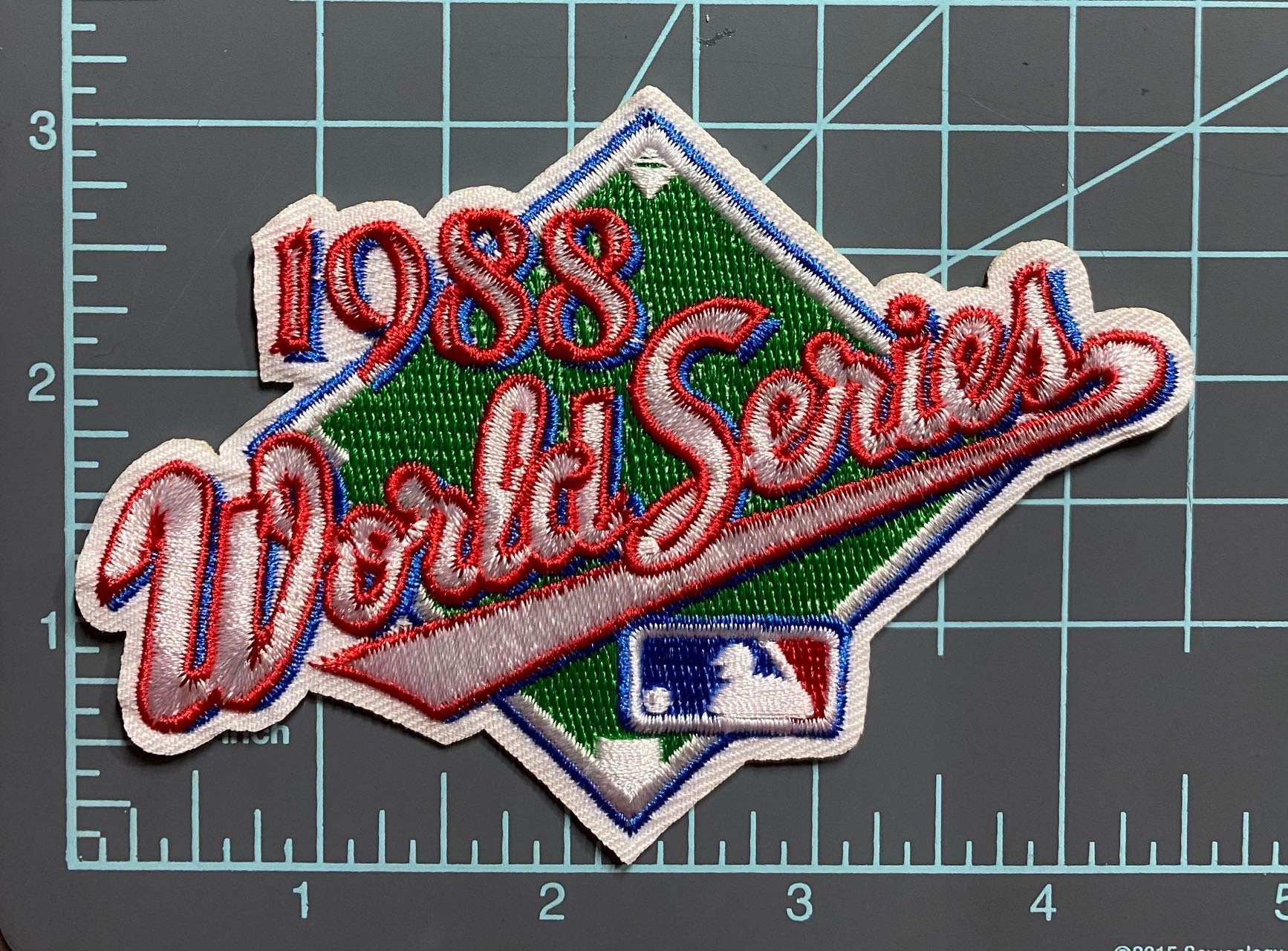 1988   Los   Angeles   Dodgers   MLB   World   Series   Championship   Iron-on   Patches   -   4.5"   X   3.25"