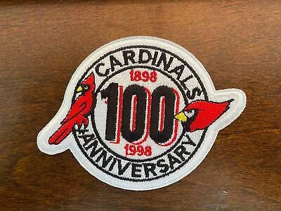 NFL   Arizona   Cardinals   100th   Years   Anniversary   Iron-on   Patch-   4.5"   X   3.5"