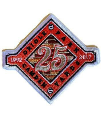 Baltimore   Orioles   Park   Camden   Yards   Anniversary   Orange   Iron-on   Patch   -   4.5"   X   4"