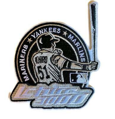 Ichiro   Suzuki   3000th   Hit   Jersey   #51   Iron-on   Embroidered   Patch   -   4.5"   X   4.25"   -   Major   League   Baseball   Seattle   Mariners