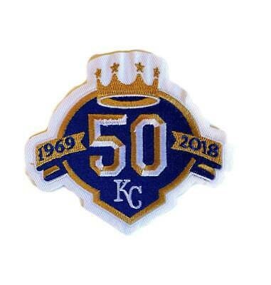 2018   Kansas   City   Royals   50th   Anniversary   Iron-on   Patch   -   4"   X   3.5"