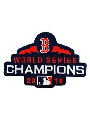 Boston   Red   Sox   2018   World   Series   Champions   Iron-on   Patch   -   4.5"   X   3"