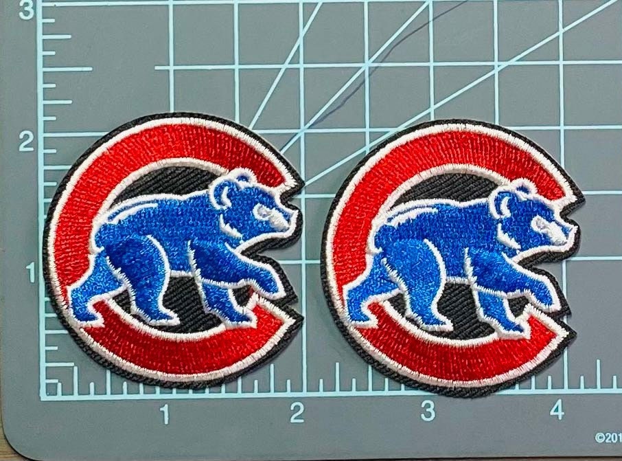 Iron-on   Patch   Chicago   Cubs   -   2"   X   2"   -   Pack   Of   2   -   Ship   From   Us