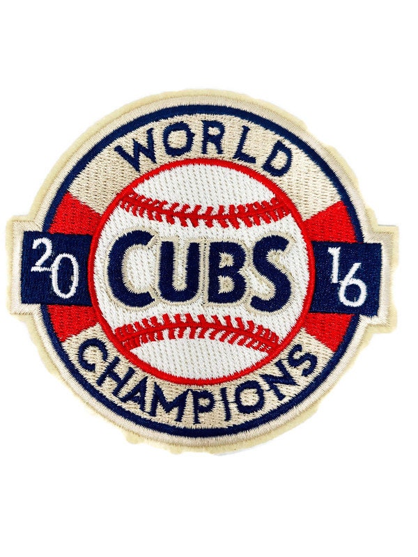 2016   MLB   World   Series   Chicago   Cubs   Championship   Iron-on   Embroidered   Patch   -   Size   3.75"   -   Ship   Free   Within   Usa