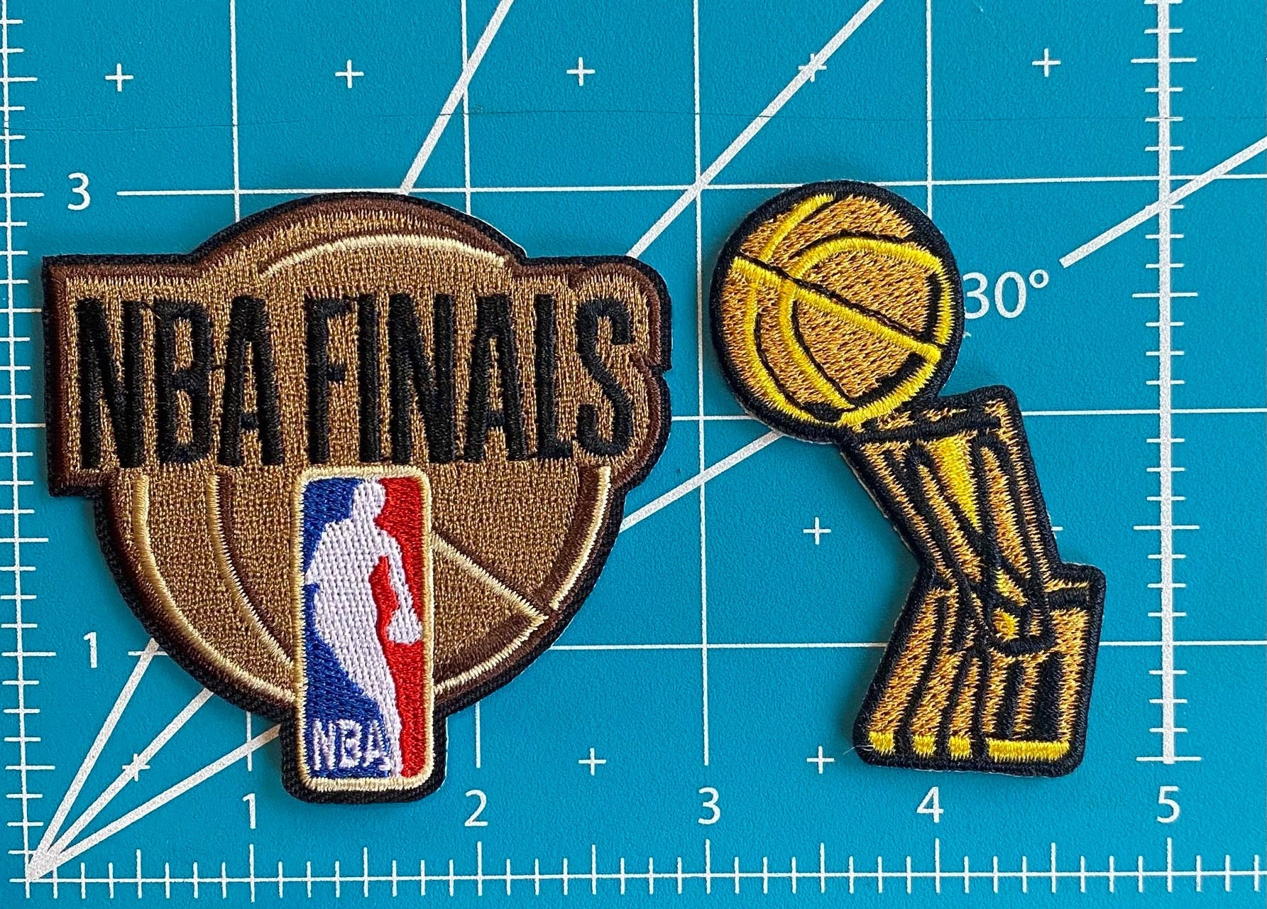 Basketball   Jersey   Patches   NBA   Finals   &   Trophy   Iron-on   Patch