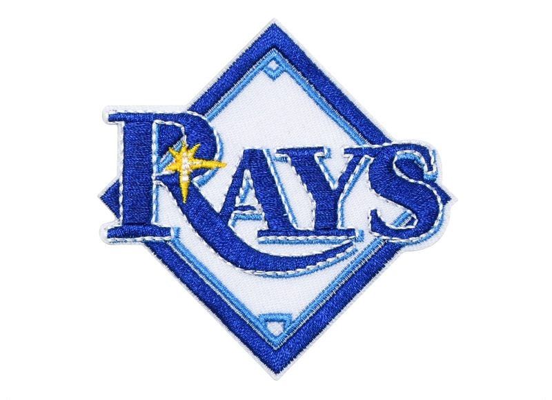 Tampa   Bay   Rays   Baseball   Team   Embroidered   Appliqué   Iron-on   Patch   3.5"   X   3.5"   -   Classic   Dodgers   Icon