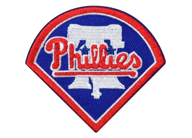 Philadelphia   Phillies   Classic   Baseball   Iron-on   Patch   -   3"   X   3"