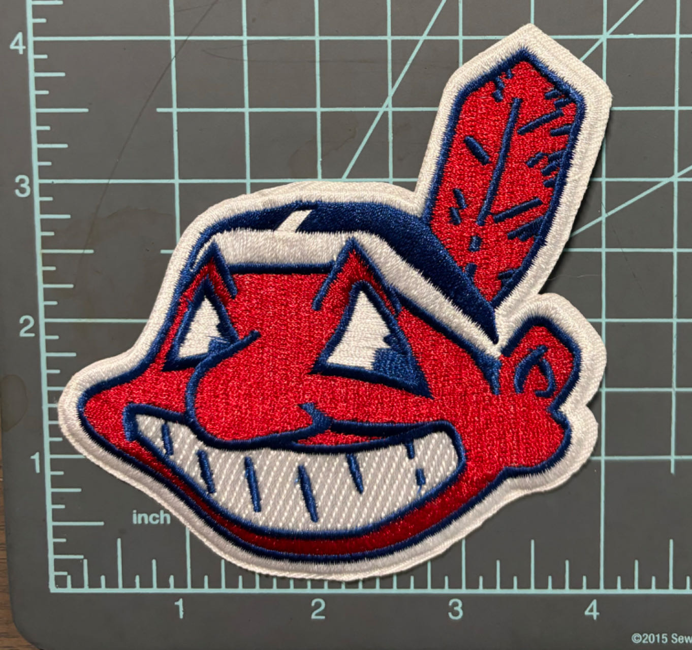 Cleveland   Guardians   Indians   Legacy   Iron-on   Embroidered   Patch
