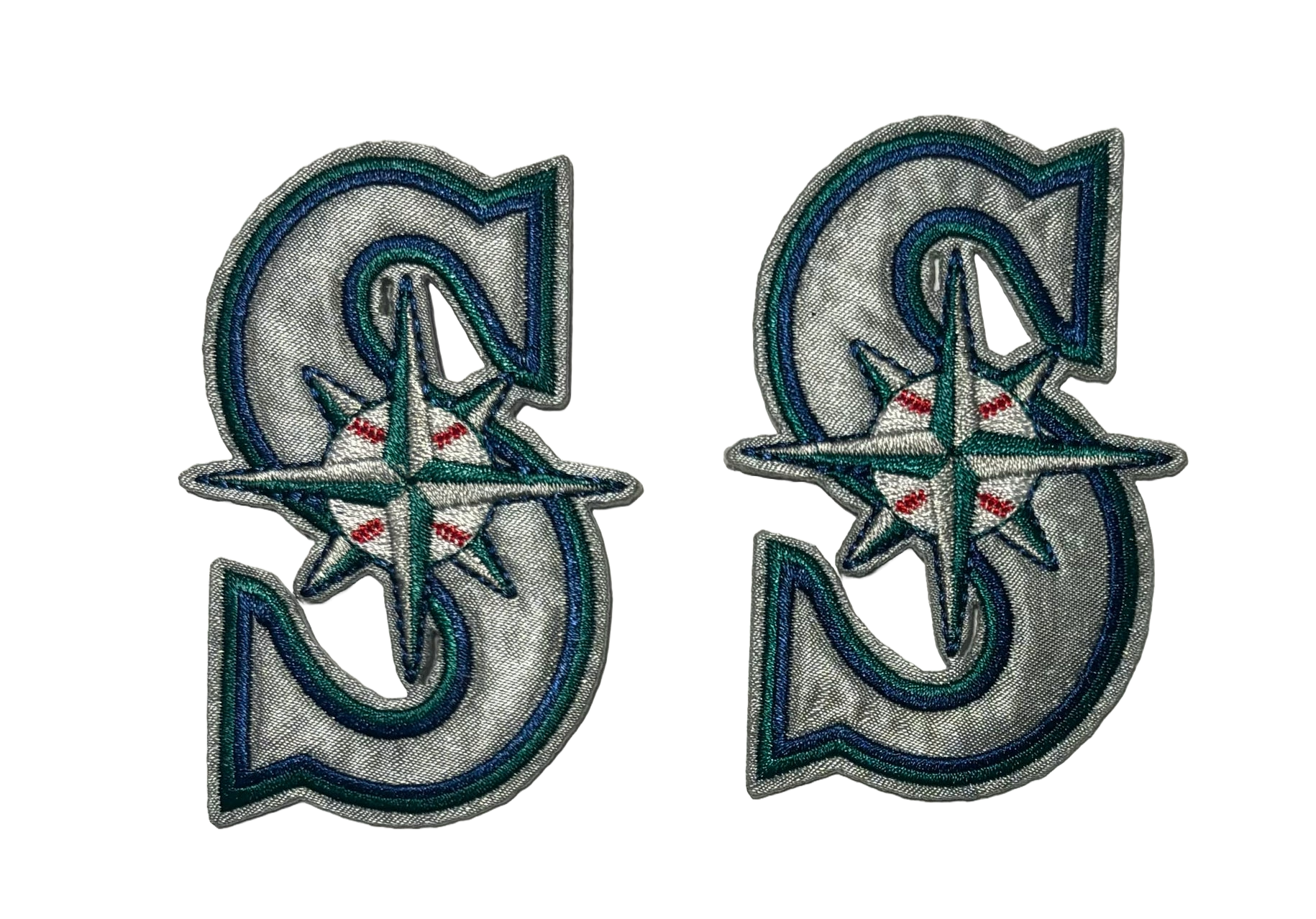 Seattle   Mariners   S   Iron-on   Embroidered   Patch