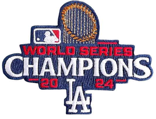 Los Angeles Dodgers 2024 World Series Champions LA Iron-On Patch
