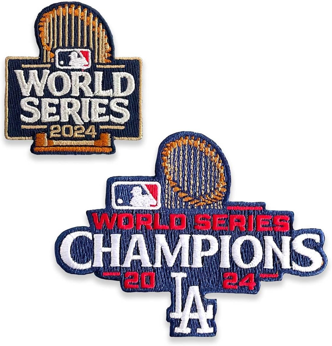 Los Angeles Dodgers 2024 World Series Patch Set - 2 Pieces