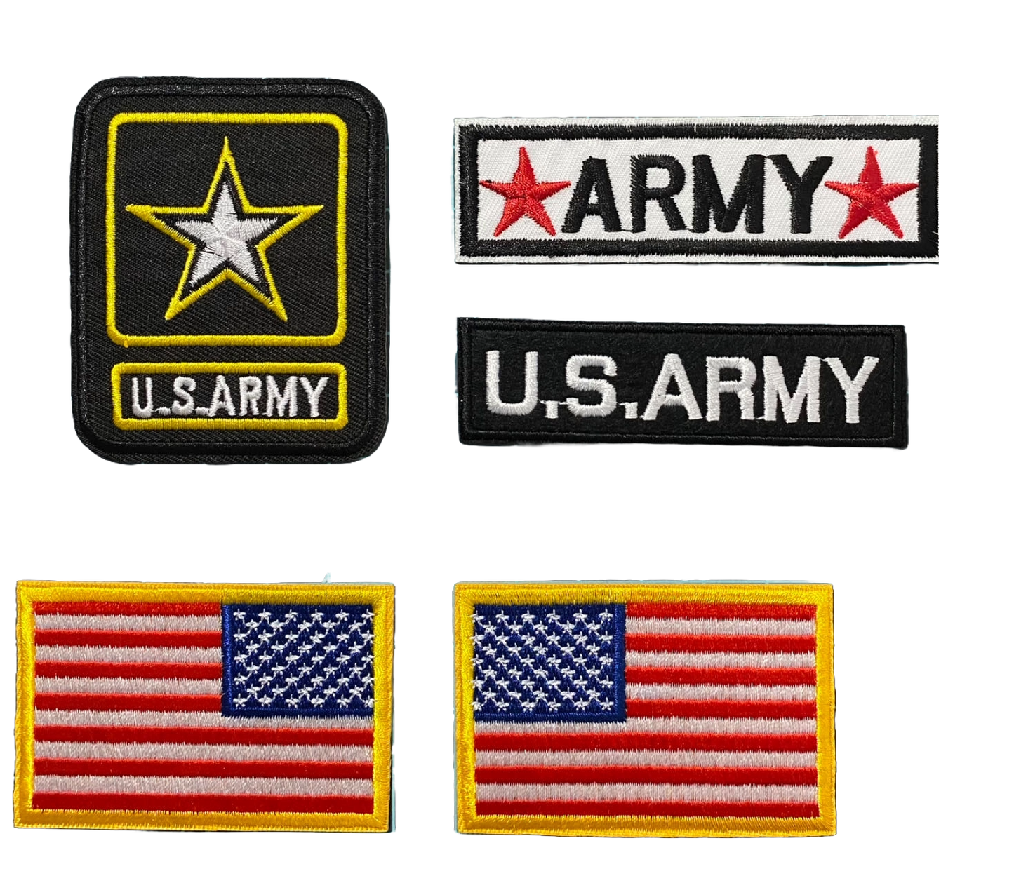 Army   Set   Iron-on   Embroidered   Patch