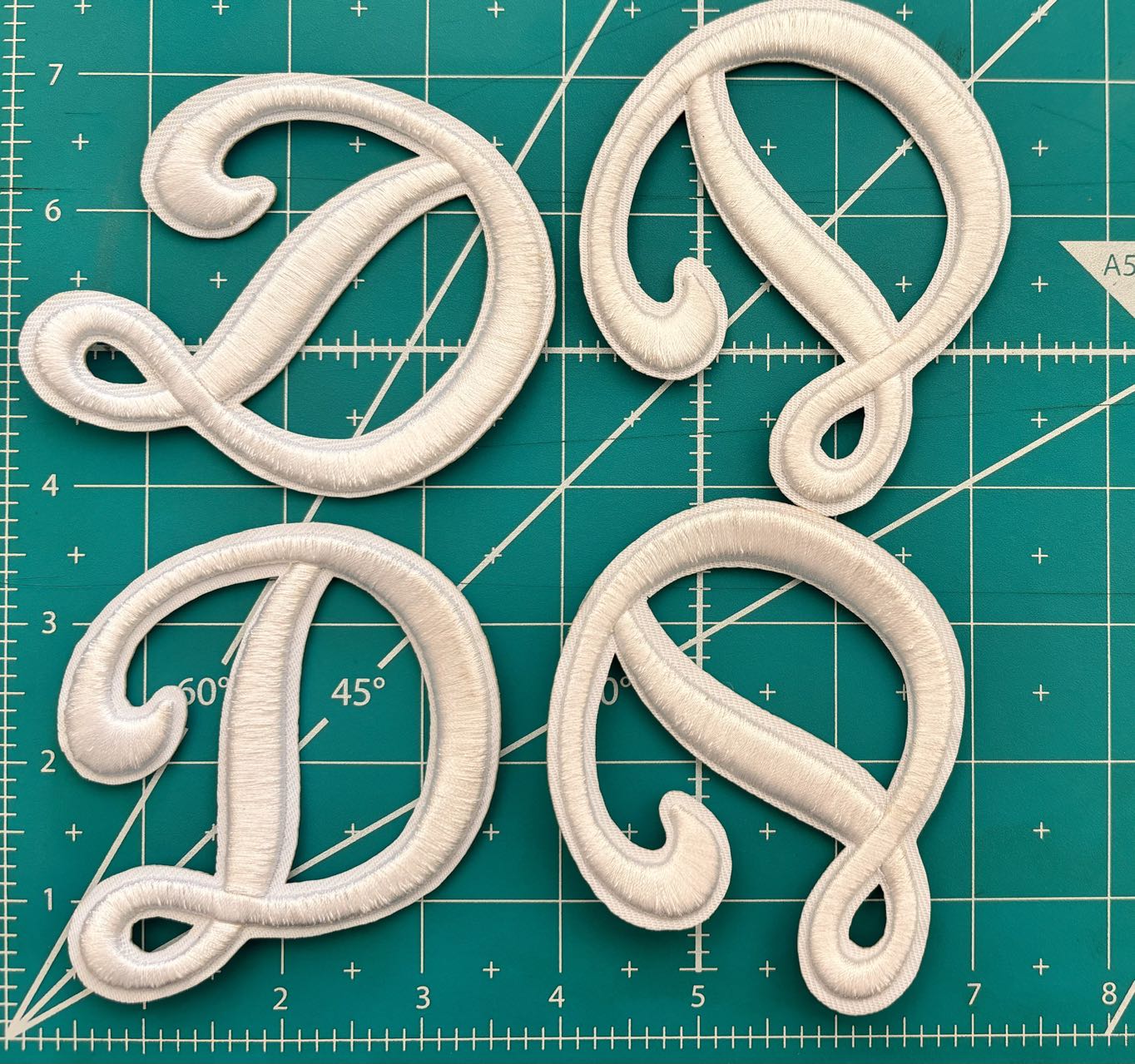 Dx4   Iron-on   Embroidered   Patch