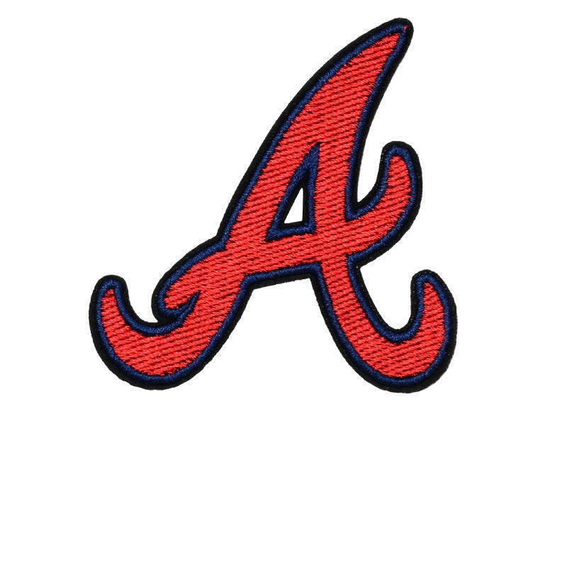 Atlanta Braves Letter Iron-On Embroidered Patch - 7.4 x 7.5 cm product photo