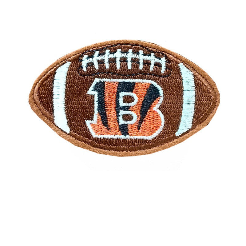 Bengals Football Iron-On Embroidered Patch - 8.2 x 5.4 cm product photo