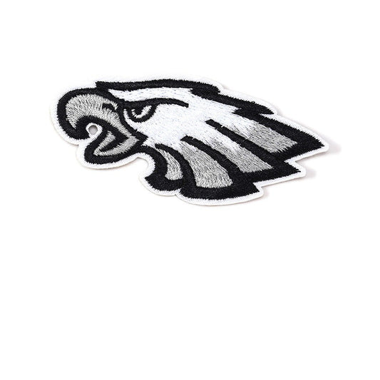 Eagles Badge Iron-On Embroidered Patch - 8.8 x 4.2 cm product photo