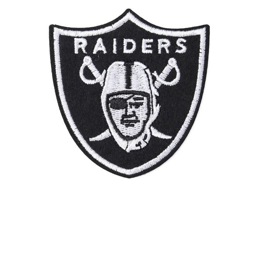 Raiders Badge Iron-On Embroidered Patch - 7.5 x 8 cm product photo